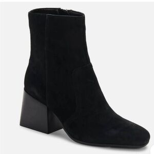 Blondo Salome Black Suede Waterproof Boots Size 9